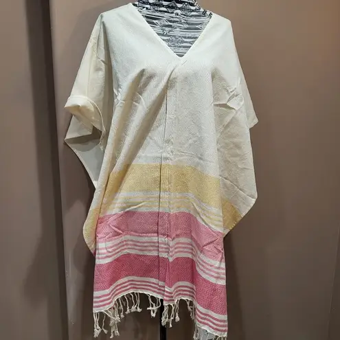 Tribe Alive *5/$25* Beach Cover up Poncho "Sunburst" One Size