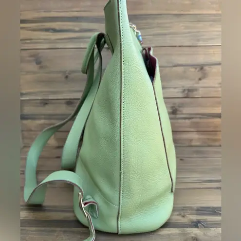 Terrida Murano Collection Aurora Square Backpack Bag Green