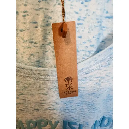 Treasure Cove Aruba Tank Top Size 2XL (slim Fit) Blue Vacation Travel NWT