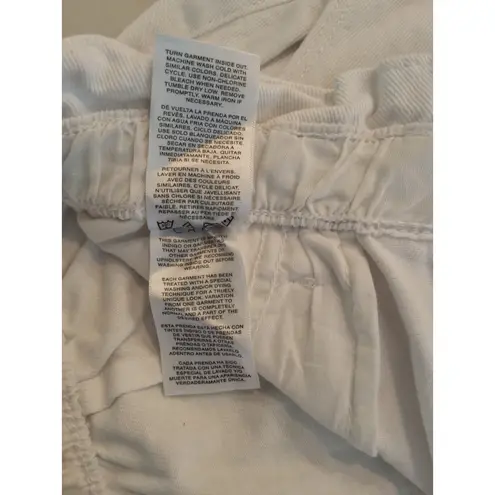 Kensie Jeans Vintage Luxe Size 8/29 White Highrise Paperbag Shorts