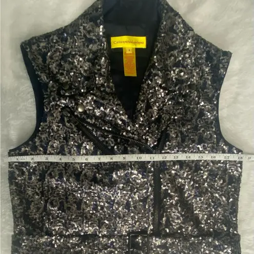 Catherine Malandrino SEQUENCE MOTO VEST JACKET