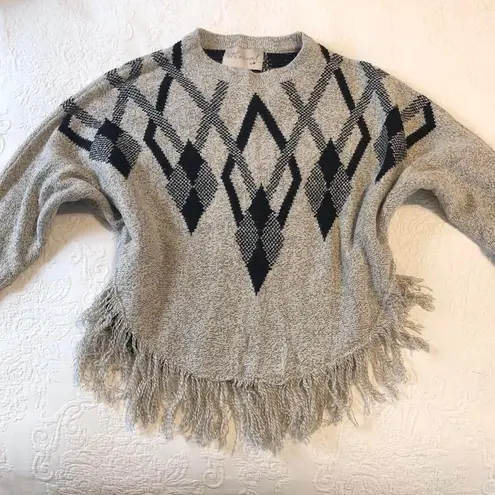 Ethereal Paper by Crane Aztec Fringe Sweater