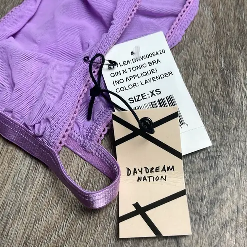 Daydream Nation Gin N Tonic Lavender Bra Size XS Purple