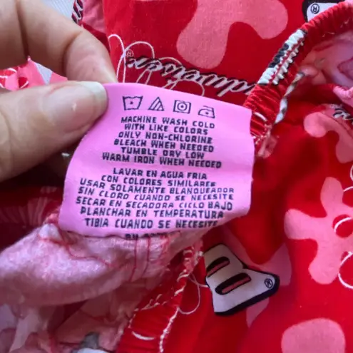 Vtg Y2K NASCAR Dale Earnhardt Jr Womens Lounge Pants Sz M Budweiser Floral #8 Red Size M
