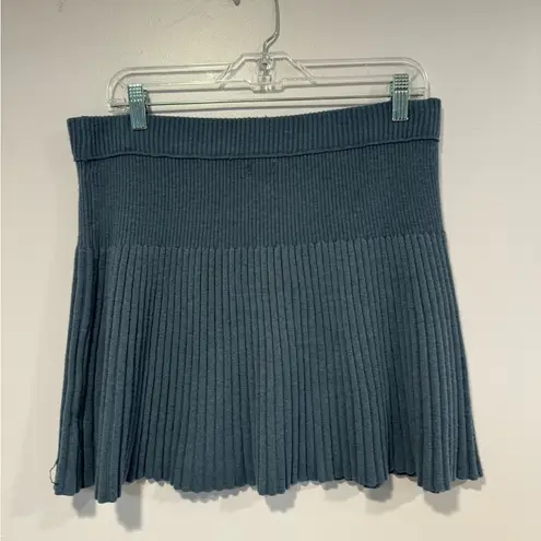 Aerie NWT  blue ribbed knit sweater skirt