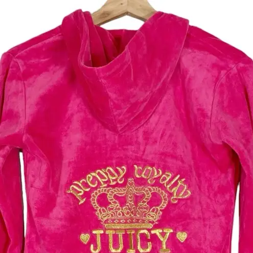 Juicy Couture Vintage  Velour track Jacket Size Medium