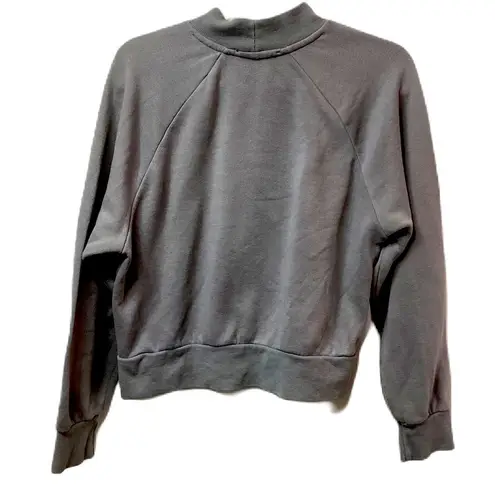 Hippie Rose Grey Sweat Shirt Size Large