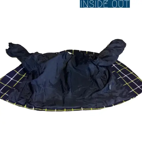 Kasper VINTAGE 1990'S FOR ASL BLUE & YELLOW PLAID CROPPED BLAZER (4)