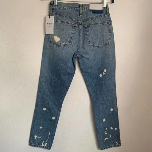 RE/DONE NWT Originals Double Needle Crop Jeans in Bleach