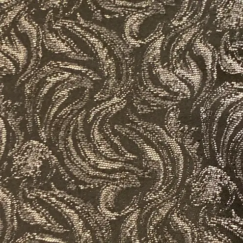 Black Label By Evan-Picone Dress 4 Black Gray Silver Black Patton Belt