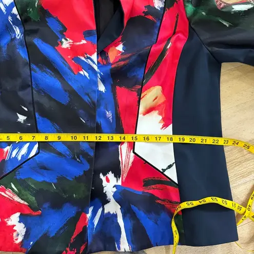 Lafayette 148 New York multi color graffiti blazer