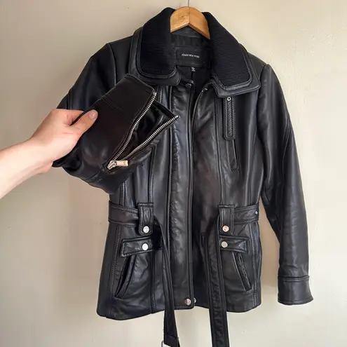 Jones New York Leather Jacket 