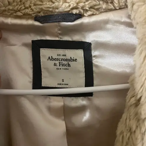 Abercrombie & Fitch Faux Sherpa Coat