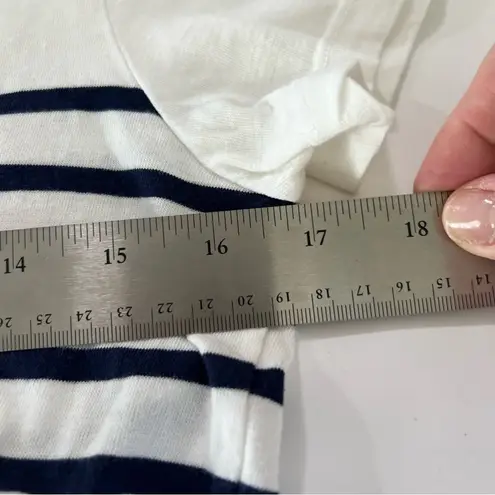 Sundry NWT Maritime Peace Stripe Tee White & Navy Size 1 (Small) Made in USA