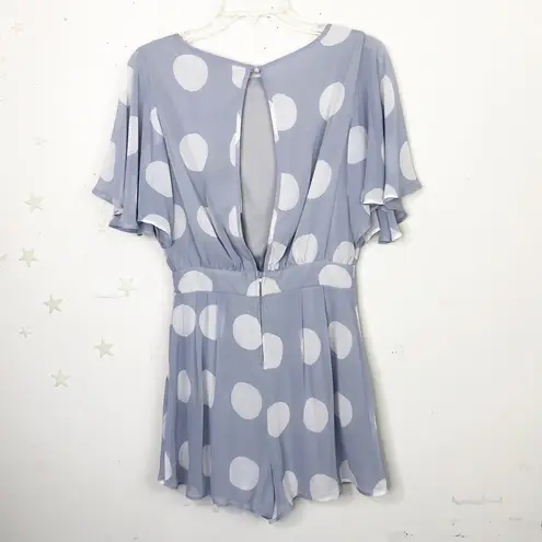 Mystic  lavender spotted romper