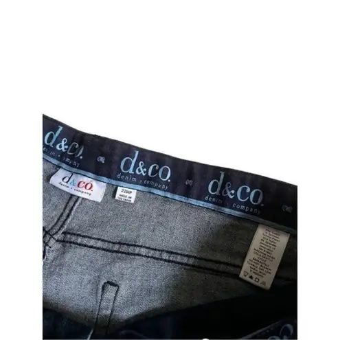D&Co. Denim & Company ankle jeans size 22W Gray