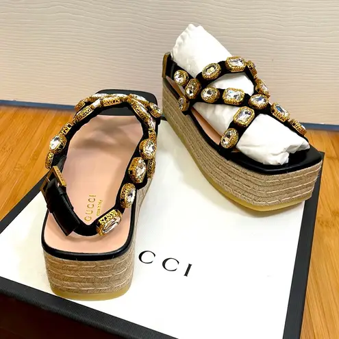 Gucci Crystal Sandals