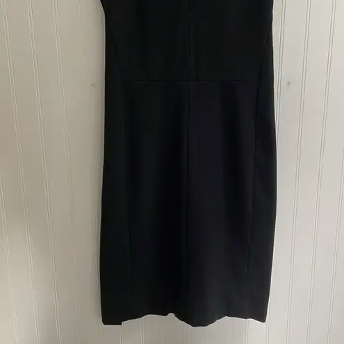 MM.LaFleur M.M. LAFLEUR The Rachel Dress Sleeveless V-Neck Sheath BLD in Black Size 8
