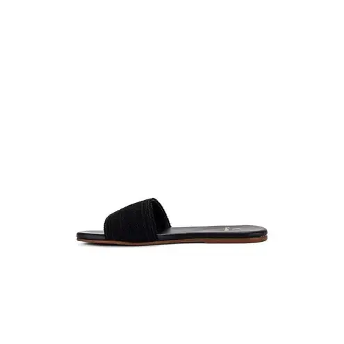 Kaanas Mallow Slide Sandals in Black 9 New with Box Womens Flats Slides