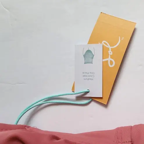 Kona Sol Women's One-Piece Swimsuit Size M Dusty Rose