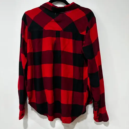 Thread and Supply  plaid button down  Size Large 