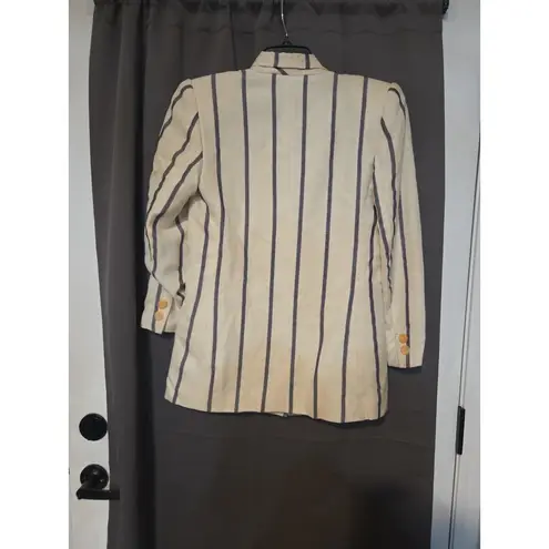 Stirling Cooper Striped Blazer, Women's Size 4 Jacket, Blue Red & White, Lined