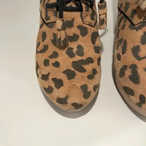 Rebecca Taylor Leone Leopard Print Heeled Booties