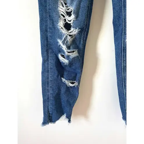 American Eagle  Outfitters Distressed Ripped High Rise Denim Jeans Blue Size 2