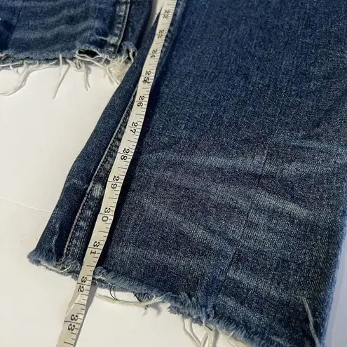 EB Denim 27 OG Reinvented Reclaimed Distressed Denim Jeans Blue