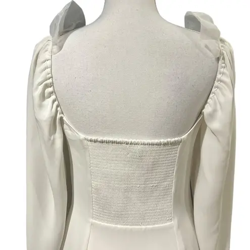 Wilfred Aritzia Womens Milkmaid Mini Dress Size 10 Peasant Coquette Cottagecore