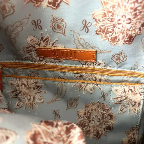 Hobo Chestnut Brown Leather Slouchy Shoulder Bag Tote Purse