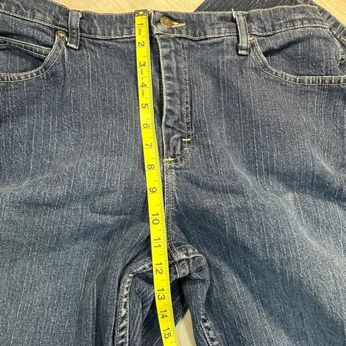 Riders By Lee Jeans Womens 16M Blue Relaxed Straight Leg Everyday Timeless Denim