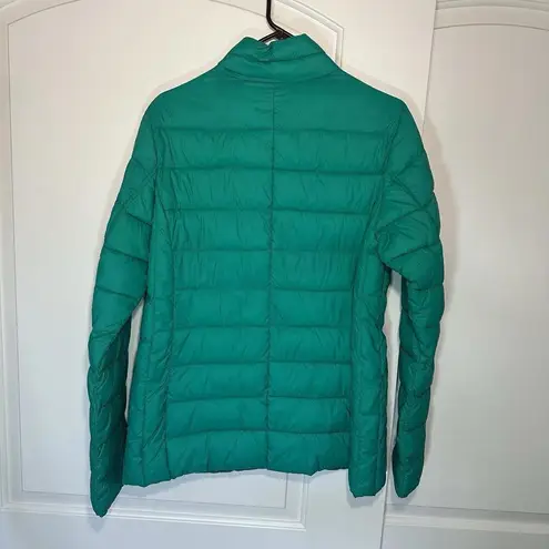 a.n.a NWT  Packable Puffer Jacket Quilted Brilliant Green Womens Size: Large Tall