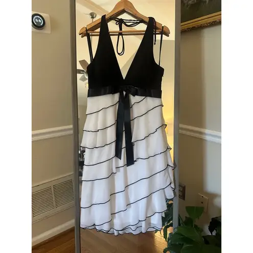 Betsy and Adam Women's Dress, Size Small White & Black
