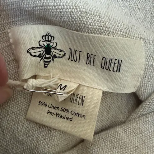 Sol Top by Just BEE Queen JBQ NWT Oatmeal Off