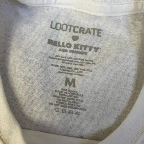 NWOT Hello Kitty Sanrio Loot Crate Graphic Tee in White size Adult M Size M