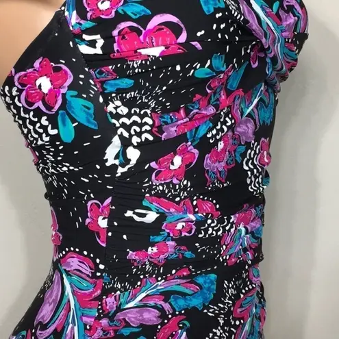 Anne cole floral twist front swimsuit. NWT