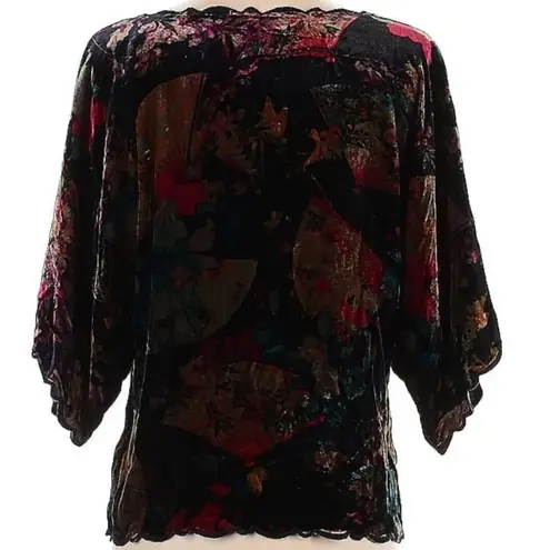 Johnny Was Velvet Jolie velvet Top NWT (oversized)