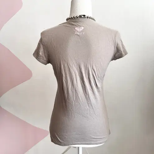 Roxy Gray  Logo T Shirt Las Vegas Vintage‎ Graphic Tee Y2K 2000s Retro Small - Image 4