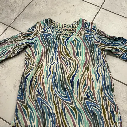 Soft Surroundings Positano Getaway Dress PETITE MEDIUM