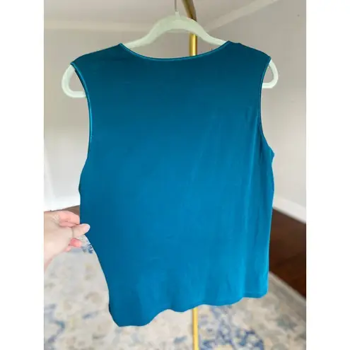 Christopher & Banks Tank Top Boho Coastalcore Coastal Grandma Beach 100 Cotton