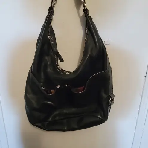 Tignanello black hobo shoulder bag