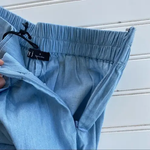 Very J Wide leg Crop pants Size L NEW