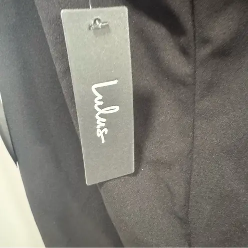 Lulus  All this Allure NWT‎ size Large Black Strappy Backless Mermaid Maxi Dress - Image 6