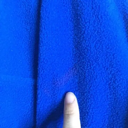 Looney tunes dark blue tweety bird fleece pullover quarter zip jacket Large