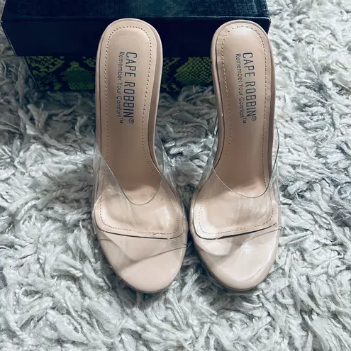 Cape Robbin Clear Heels