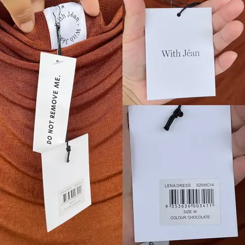 With Jean With Jéan Lena Dress in Brown medium