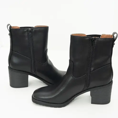 Zodiac Claret Chelsea Booties Block Heel