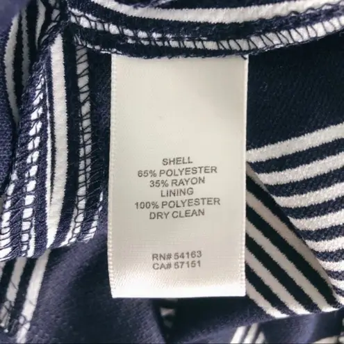 Eliza J Striped Cold Shoulder Fit & Flare Dress NWOT Size 6