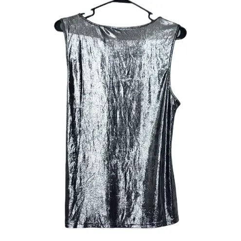 Allegra K NWT Women’s Metallic Tank Top - Large